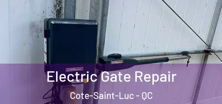 Electric Gate Repair Cote-Saint-Luc - QC