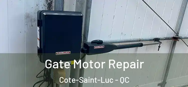 Gate Motor Repair Cote-Saint-Luc - QC