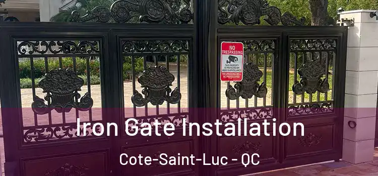 Iron Gate Installation Cote-Saint-Luc - QC